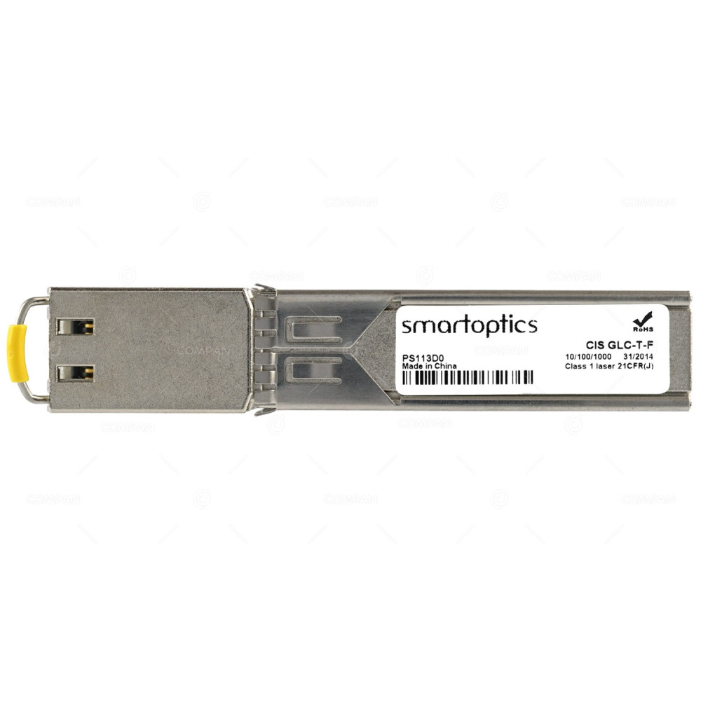 CIS GLC-T-F SMARTOPTICS 10/100/1000 SFP RJ45 OPTICAL TRANSCEIVER MODULE